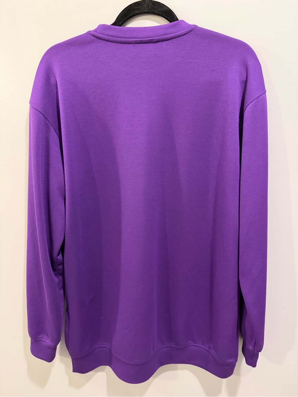 SSYS The Label Lilly Air Oversized Sweatshirt Purple Size S - Picture 5 of 7